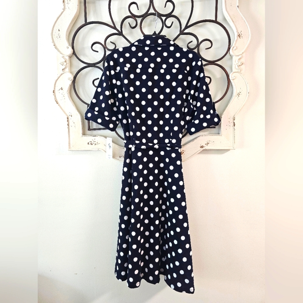 NWT Shelby & Palmer Retro Polka Dot Dress Size 8. - Picture 2 of 8